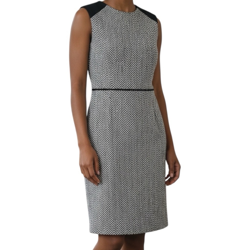 Banana Republic Wool Herringbone Dress Size 6